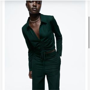 NWT Zara Long Sleeved Top